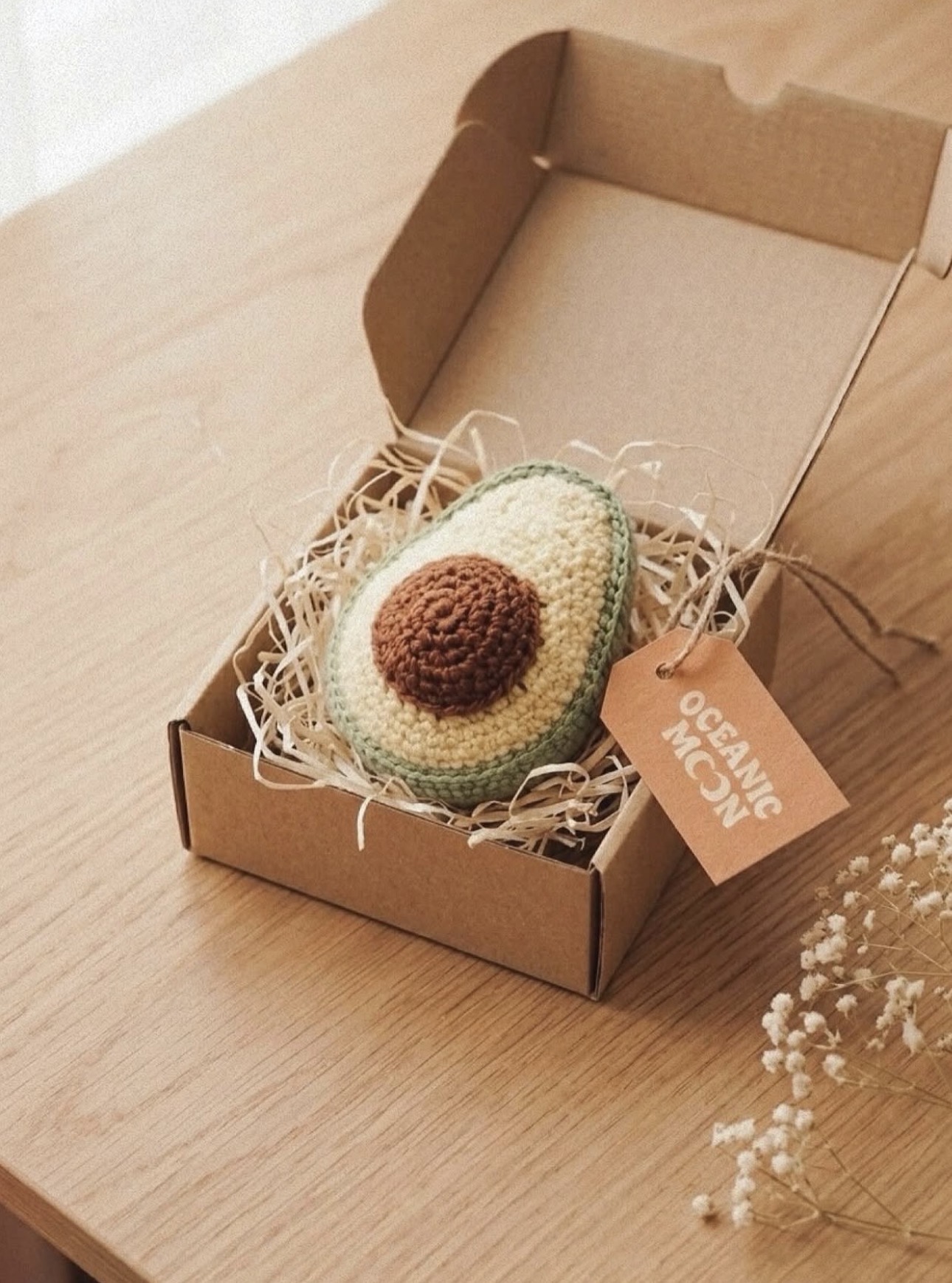 Aguacate de crochet