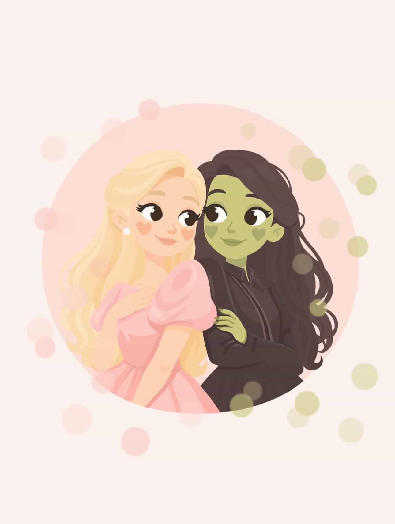 Glinda y Elphaba - Wicked