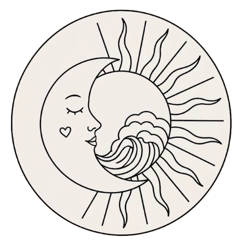 Oceanic Moon — luna y sol entrelazados