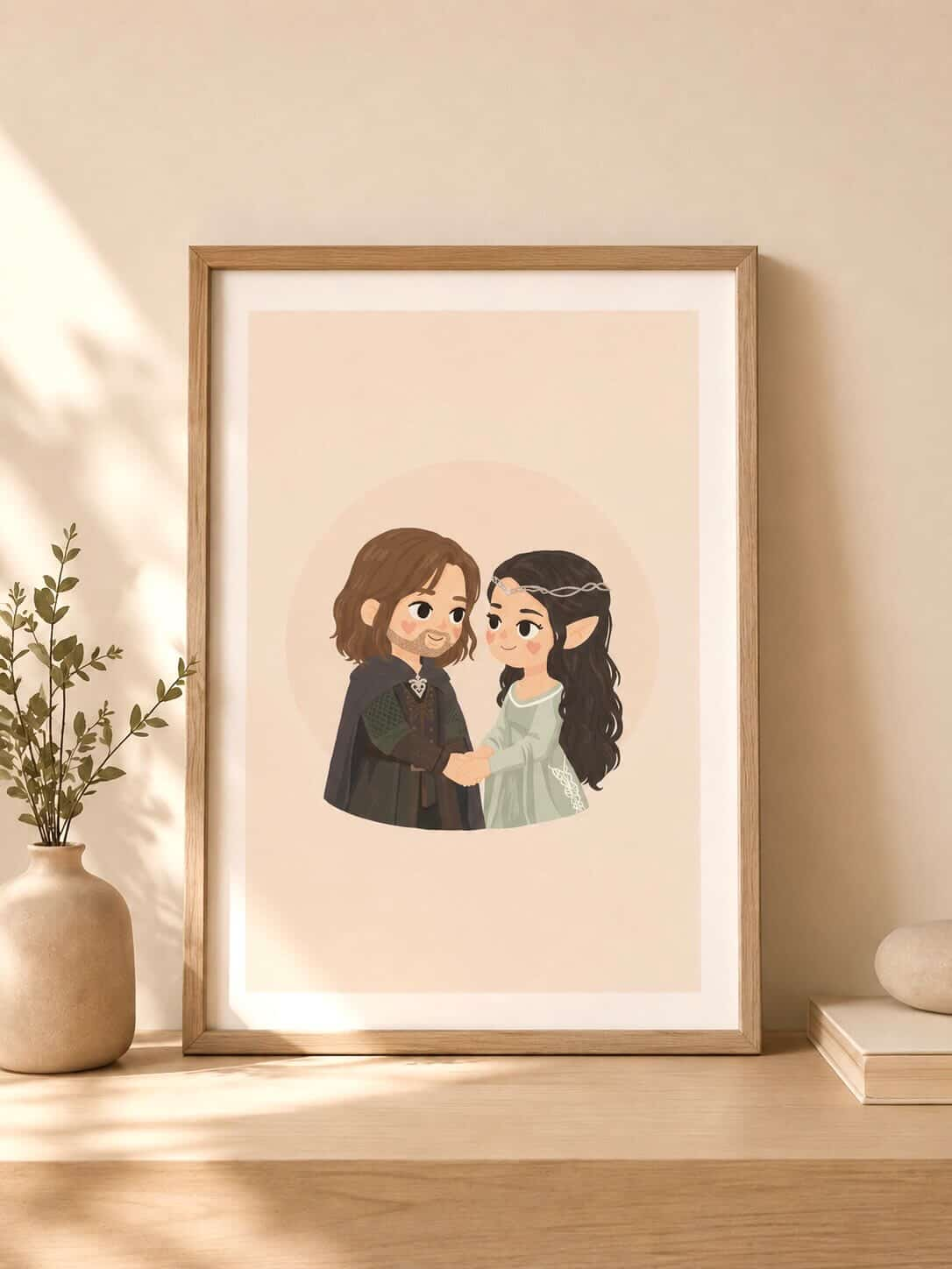 Aragorn y Arwen