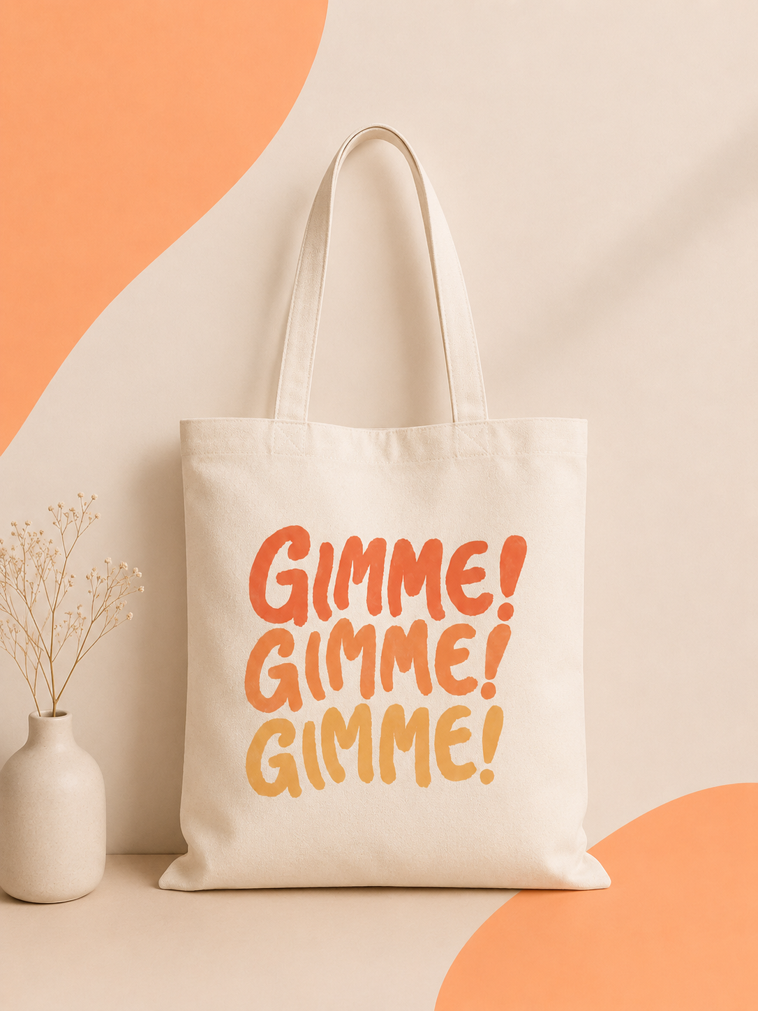 Tote bag Gimme Gimme Gimme